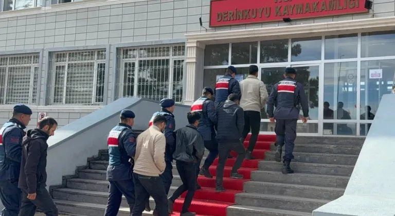 Nevşehir'de göçmen kaçakçılığı iddiasıyla yakalanan 4 zanlı tutuklandı