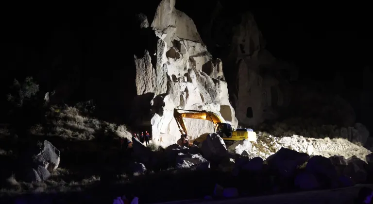 Nevşehir'de peribacası çevresinde yürütülen arama kurtarma çalışmaları tamamlandı