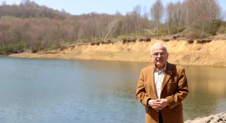 Ordu'da kuraklık riskine karşı yeni gölet yapıldı