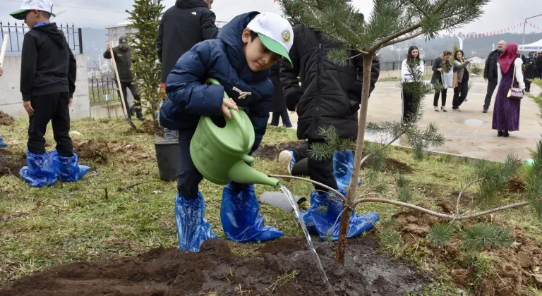 Ordu'da Orman Haftası'nda 1500 fidan dikildi