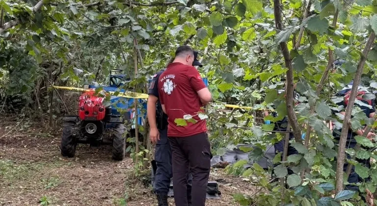 Ordu'da tarım aracının devrildiği kazada sürücü öldü