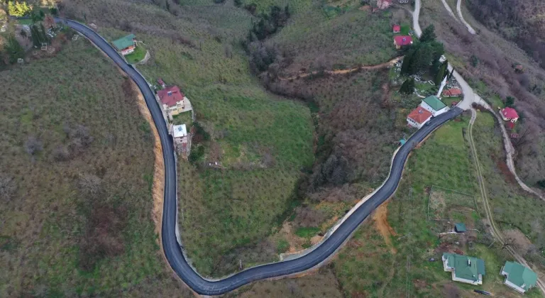 Orhaniye - Boztepe yolu asfaltlandı