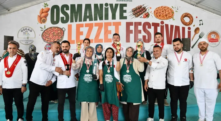 Osmaniye 3. Lezzet Festivali'nde yöresel yemekler yarıştı