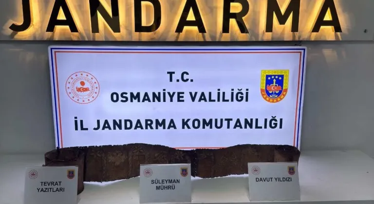 Osmaniye'de tarihi eser kaçakçılığı operasyonunda 3 şüpheli yakalandı