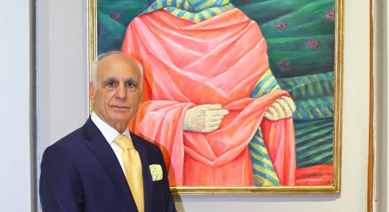 Ressam Mustafa Bayar'ın "Kumaş Hafızayı Taşır" sergisi 16 Mayıs'a kadar görülebilecek