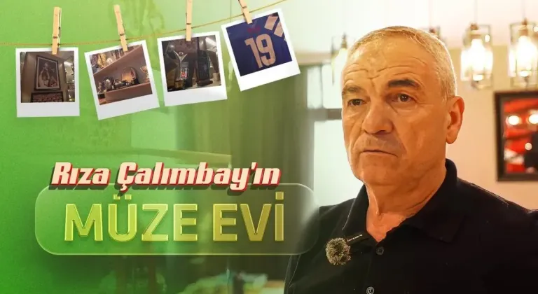 Rıza Çalımbay'ın Beşiktaş Müzesi gibi evini geziyoruz