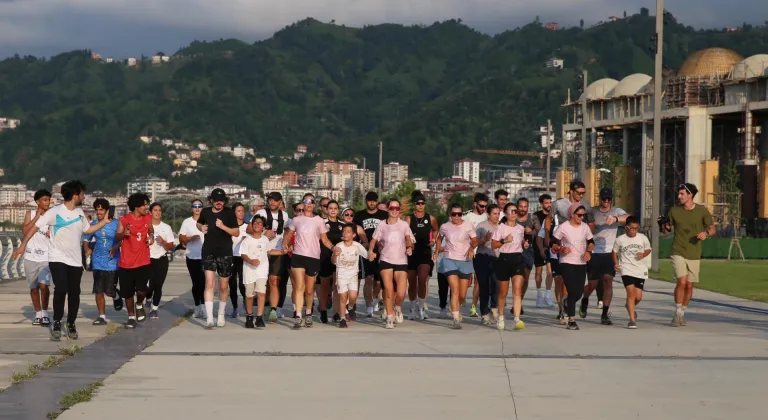 Rize'de 5 kilometrelik topluluk koşusu düzenlendi
