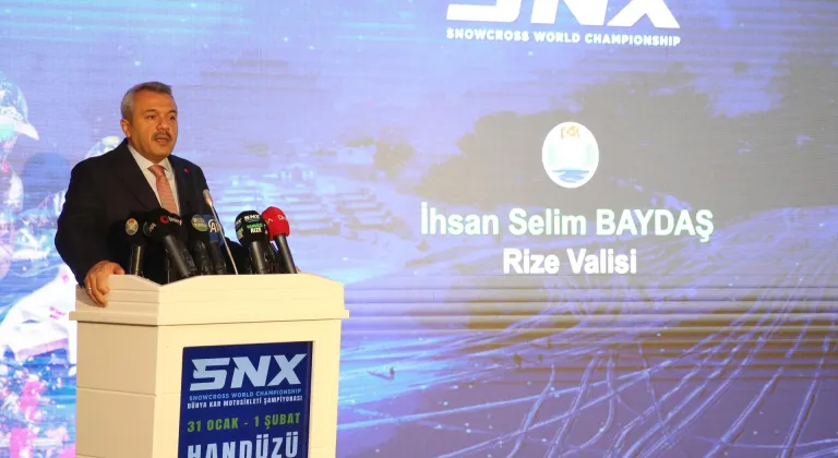 Rize'de "Dünya Kar Motosikleti Şampiyonası" düzenlenecek