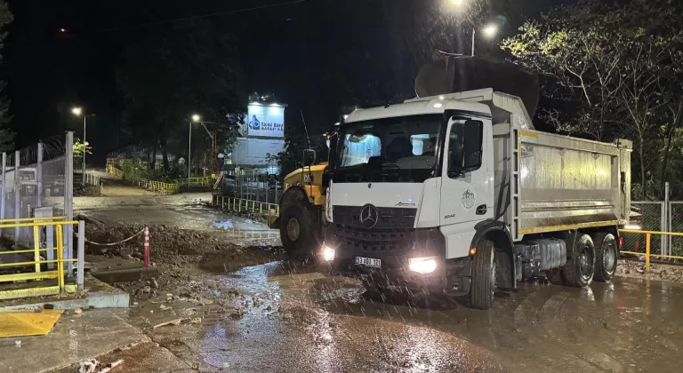 Rize'de sağanak etkili oldu
