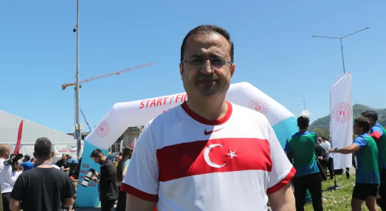 Rize'de Yeşil Mavi Halk Koşusu düzenlendi
