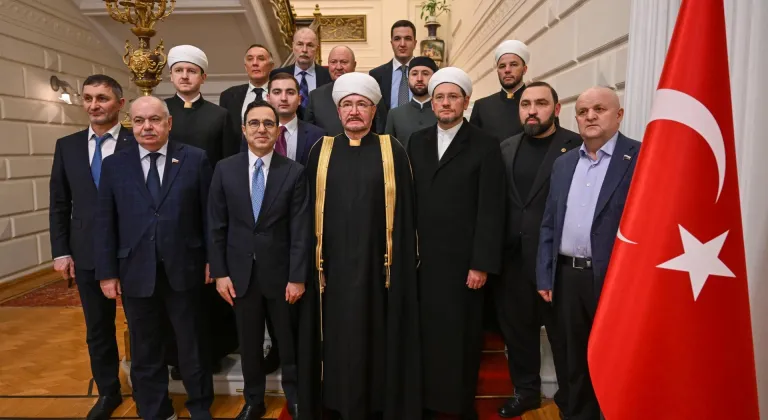 Rusya’daki Müslümanların temsilcileri Türkiye'nin Moskova Büyükelçiliğindeki iftarda bir araya geldi