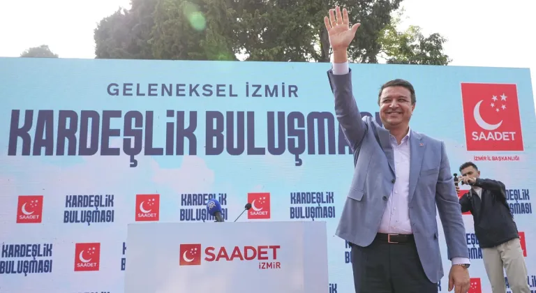 Saadet Partisi Genel Başkanı Arıkan, İzmir'de konuştu: