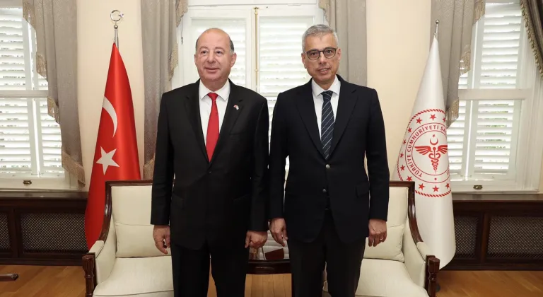 Sağlık Bakanı Memişoğlu, KKTC'li mevkidaşı Dinçyürek ile görüştü