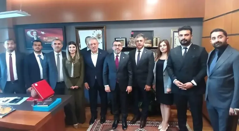 Sağlık-Sen heyetinden Milletvekili Çalkın'a ziyaret