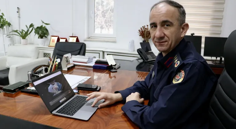 Sakarya İl Jandarma Komutanı Albay Erbağ, AA'nın "Yılın Kareleri" oylamasına katıldı