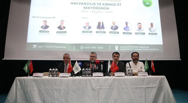 Sakarya'da hayvancılık ve kırmızı et sektörünün temsilcileri panelde buluştu