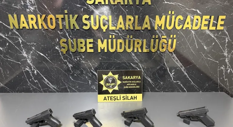 Sakarya'da silah kaçakçılığı operasyonunda 2 zanlı yakalandı