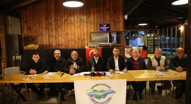 Sakarya'daki sivil toplum kuruluşlarından Sapanca Gölü'nün korunması çağrısı