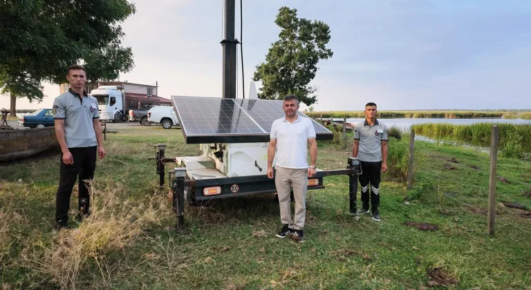 Samsun Kızılırmak Deltası güvenlik kameralarıyla takip ediliyor