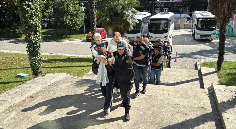 Samsun merkezli yasa dışı bahis operasyonunda yakalanan 27 şüpheli adliyede