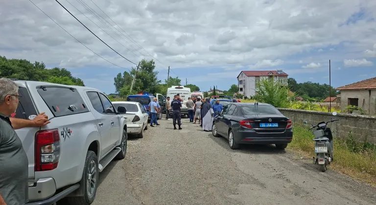 Samsun'da bahçede yaktığı ateşin içinde kalan kadın öldü