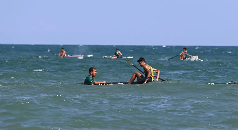 Samsun'da Deniz Küreği Türkiye Şampiyonası devam ediyor