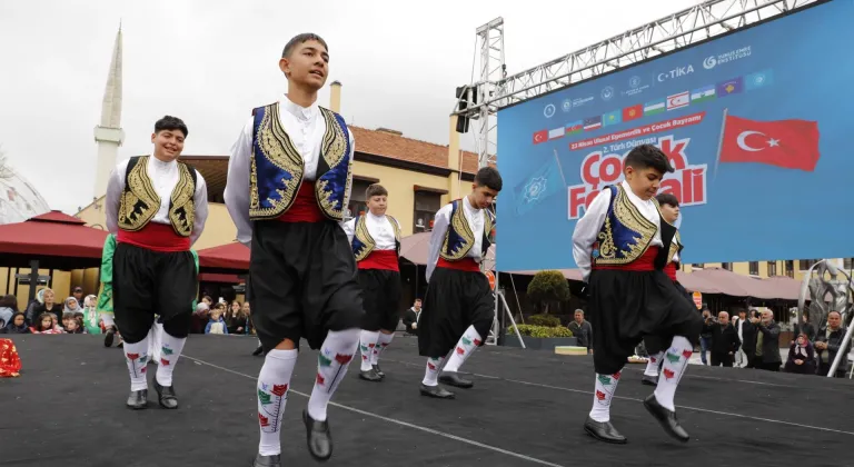 Samsun'da Türk Dünyası Çocuk Festivali kapsamında etkinlik düzenlendi
