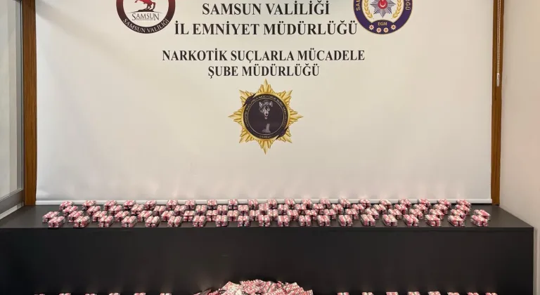 Samsun'da uyuşturucu operasyonunda 2 zanlı yakalandı