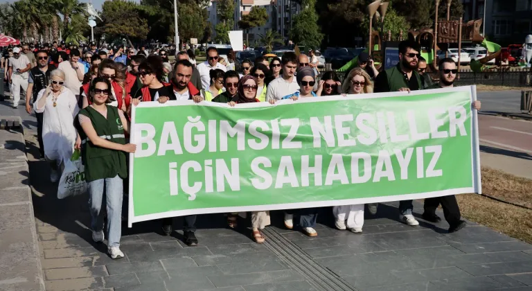 Samsun'da Yeşilay tarafından bağımlılığa karşı farkındalık yürüyüşü gerçekleştirildi
