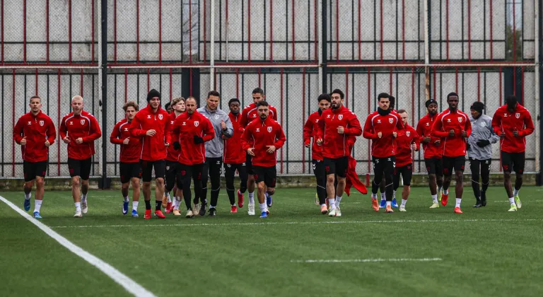 Samsunspor, Shkendija maçının hazırlıklarına başladı