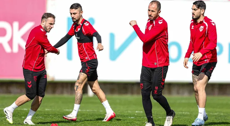 Samsunspor, Shkendija maçının hazırlıklarını tamamladı