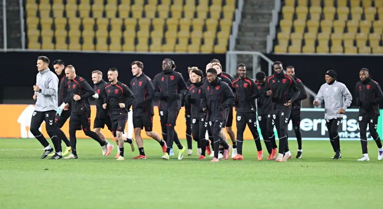 Samsunspor, Shkendija maçının hazırlıklarını tamamladı