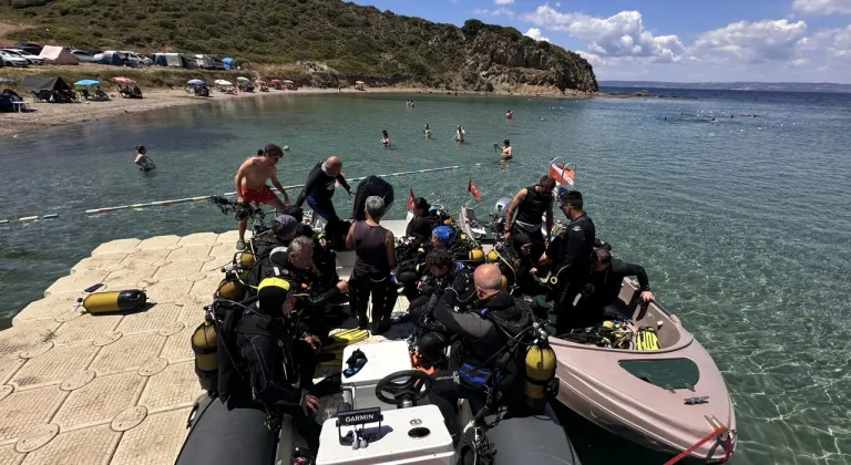 Saros'un su altındaki renkli dünyası fotoğraf tutkunlarını cezbediyor