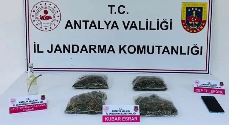 Serik’te uyuşturucu operasyonu: 1 kilo 165 gram esrar ele geçirildi