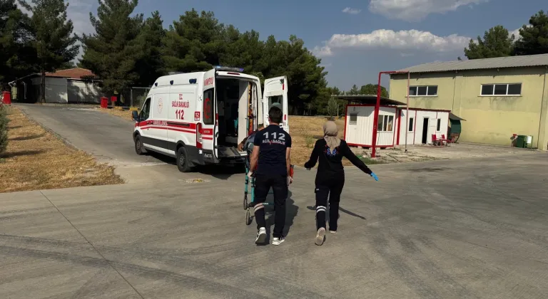Siirt'te beyin kanaması geçiren 47 yaşındaki hasta, hava ambulansıyla hastaneye ulaştırıldı