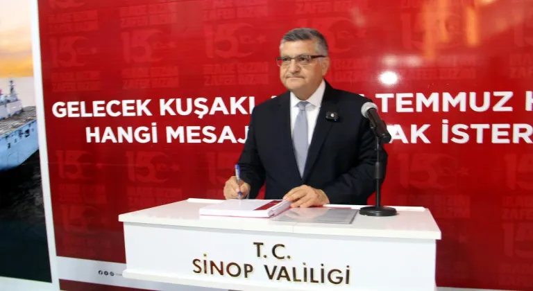 Sinop'ta "15 Temmuz Demokrasi ve Milli Birlik Günü Anma Merkezi" açıldı