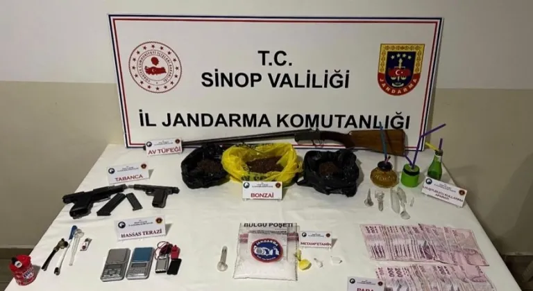 Sinop'ta uyuşturucu operasyonunda yakalanan 2 zanlı tutuklandı