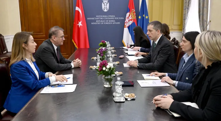 Sırbistan Dışişleri Bakanı Duric, Türkiye'nin Belgrad Büyükelçisi Saygılı'yı kabul etti