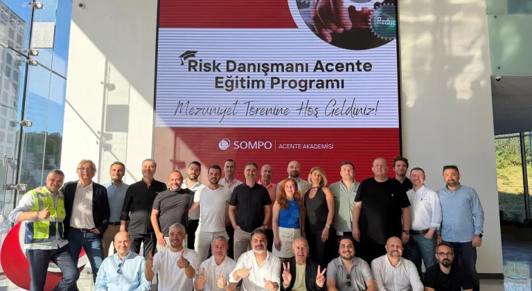 Sompo Sigorta Risk Danışmanı Acente Programı ikinci dönem mezunlarını verdi