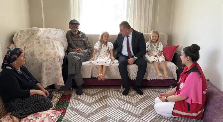 Sosyal medyada ilgi gören Adıyamanlı Doğan ailesine "Aile Yılı" ziyareti