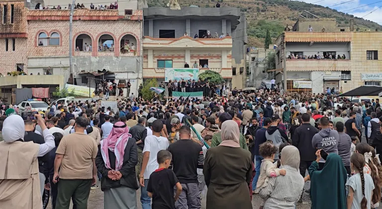 Suriye'de terörist Ural'ın katliam yaptığı köylerde sevinç gösterileri düzenlendi