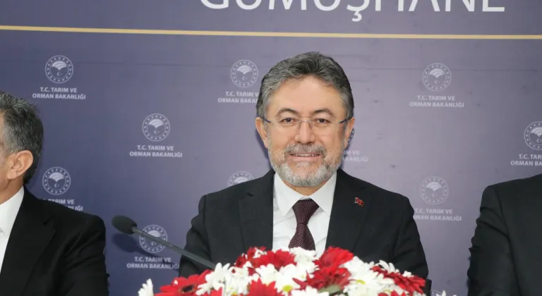 Tarım ve Orman Bakanı İbrahim Yumaklı, Gümüşhane'de konuştu: