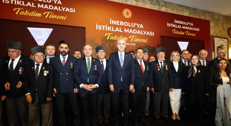 TBMM Başkanı Kurtulmuş, İnebolu'ya İstiklal Madalyası Takdim Töreni'nde konuştu: