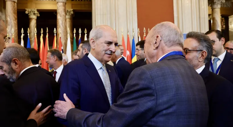 TBMM Başkanı Kurtulmuş, Ürdün Senatosu Başkanı Faisal Al Fayez ile bir araya geldi