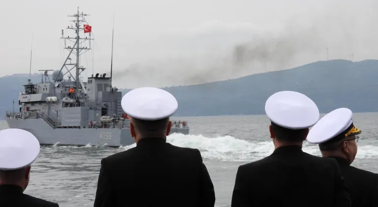 TCG Amasra mayın avlama gemisi NATO görevine katılacak