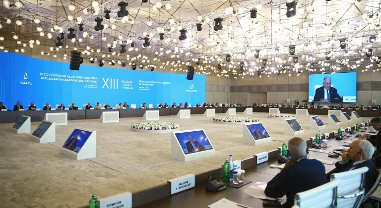 TDT Aksakallar Konseyi Başkanı Yıldırım, "13. Küresel Bakü Forumu"nda konuştu: