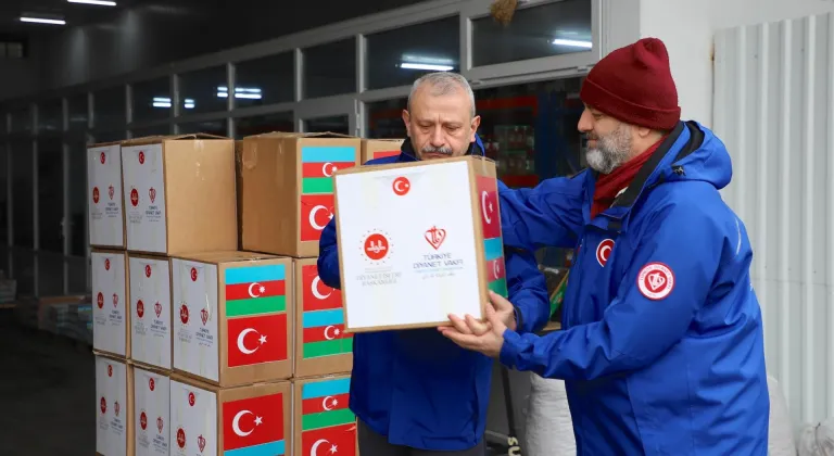 TDV'den Azerbaycan'da ihtiyaç sahiplerine ramazan yardımı