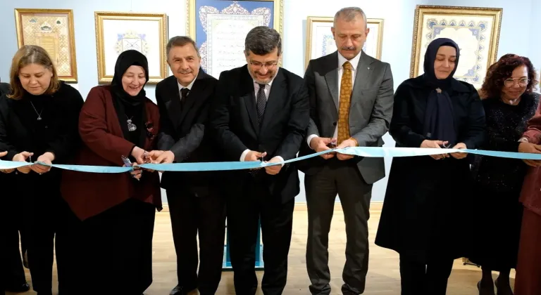 TDV'nin "Gelenekli Türk İslam Sanatları Sergisi" başkentte açıldı