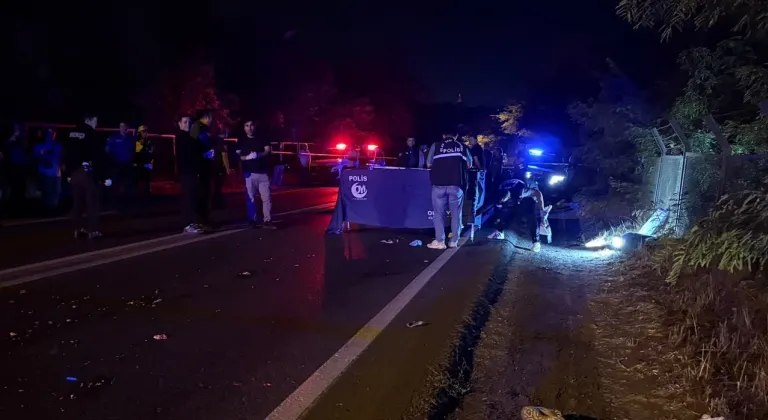 Tekirdağ'da devrilen motosikletin sürücüsü öldü