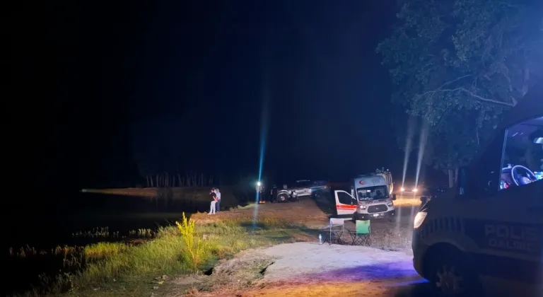Tekirdağ’da gölde kaybolan kişi için arama çalışması başlatıldı